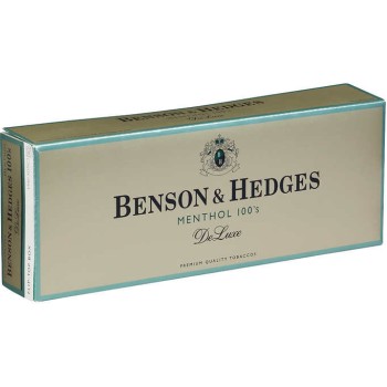 Benson & Hedges Menthol 100s DeLuxe Box