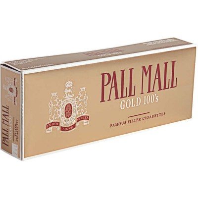 Pall Mall Gold 100s Box