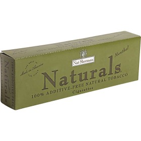 Nat Sherman Naturals Menthol Kings Box