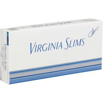 Virginia Slims 120s Silver Pack Box