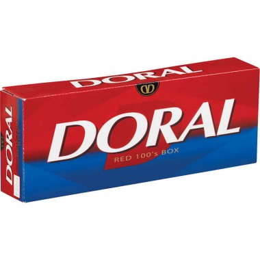 Doral Red 100s Box